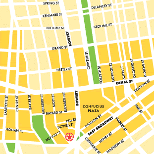 map to Iki Iki Gift Shop, Chinatown, NYC
